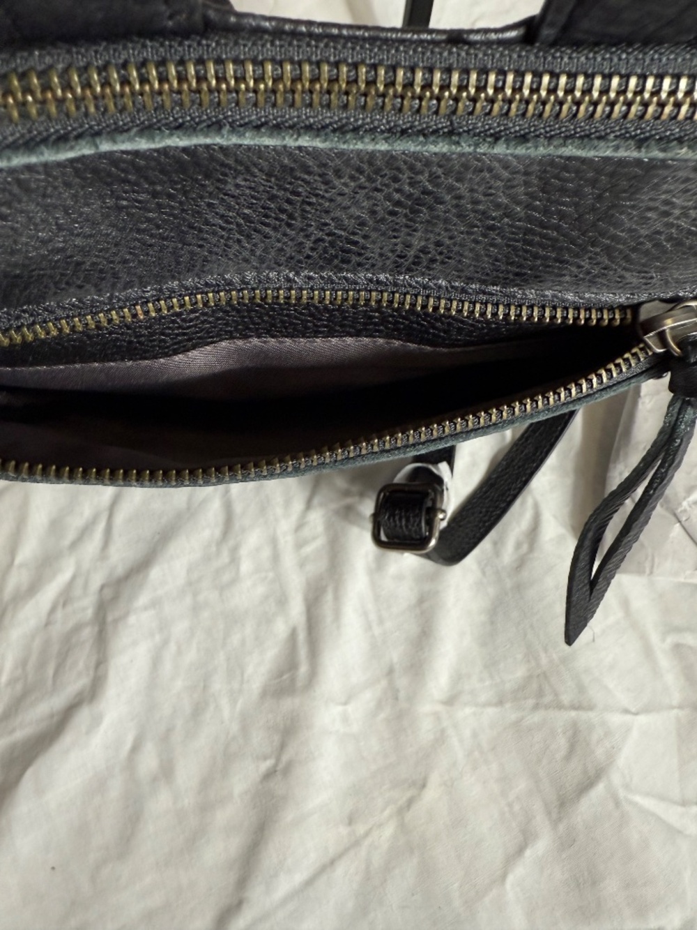 The Sak Black Leather Mini Backpack Purse Studded Detail Boho Chic Bag - Picture 3 of 6